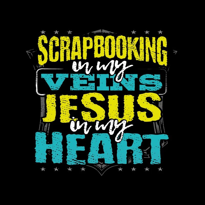Scrapbooker Geschenk Scrapbooking ist in meinen Adern