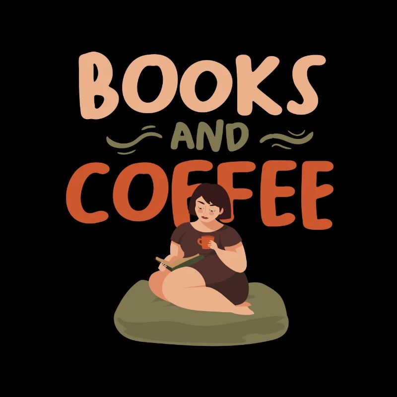 Bücher und Kaffee Bibliothekar Kaffee Trinker Geschenk