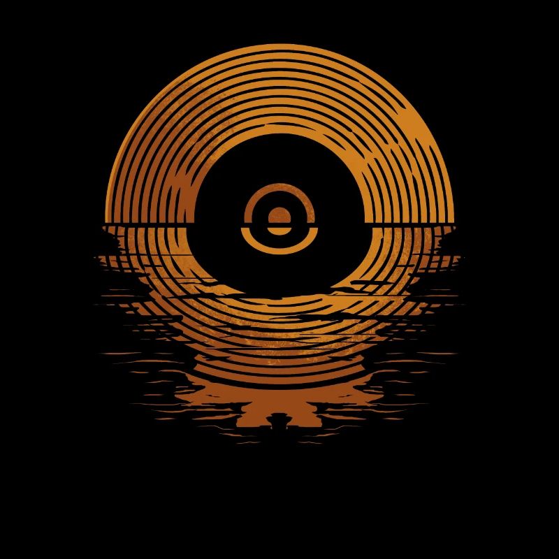Retro vinyl record