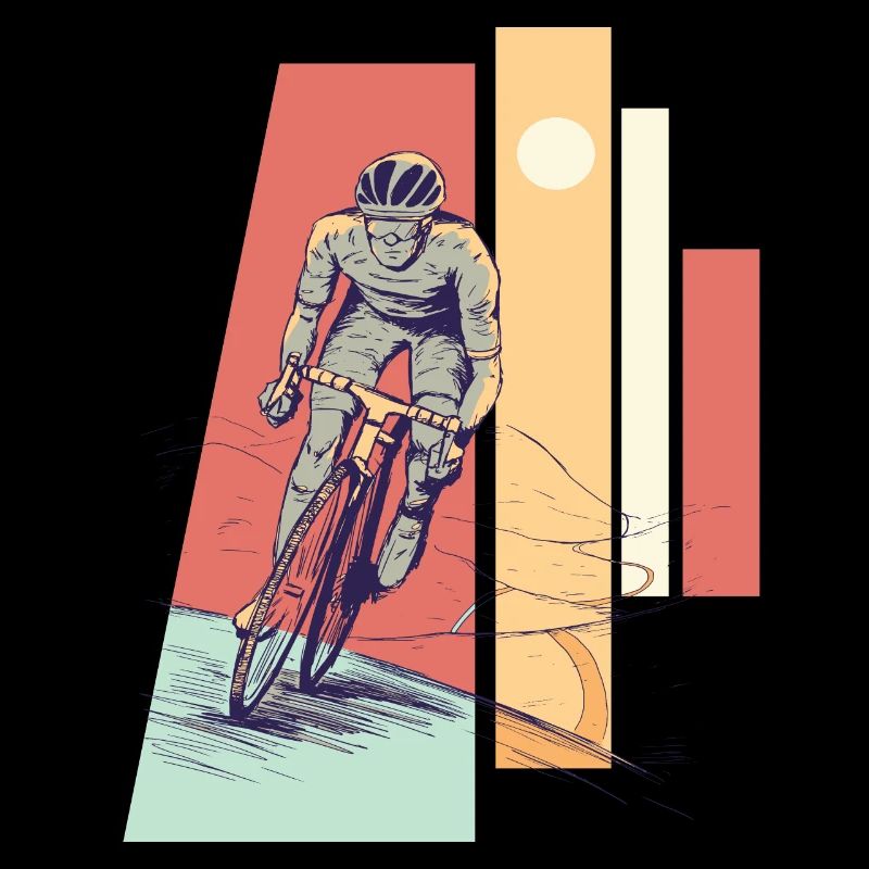 Pilote de vélo de course