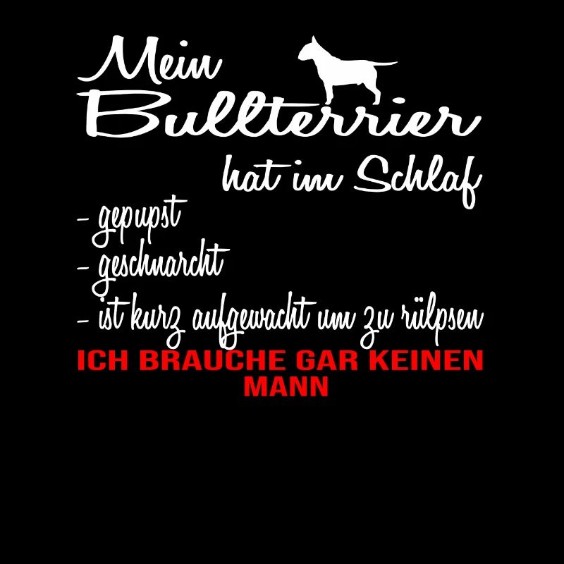 Bullterrier Hund Haustier Vierbeiner Ehemann