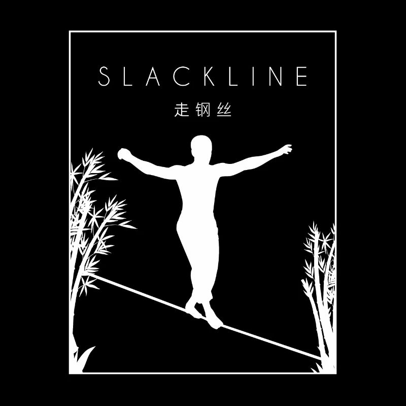 Slackline Chinese Hanzi Trainer Monkey Slackliner