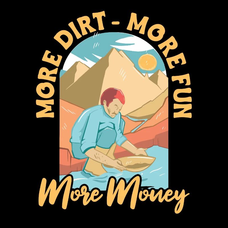 Prospectors Digging Treasure