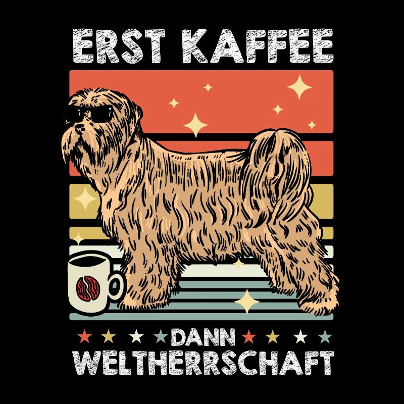 Wheaten Terrier Sonnenbrille Kaffee