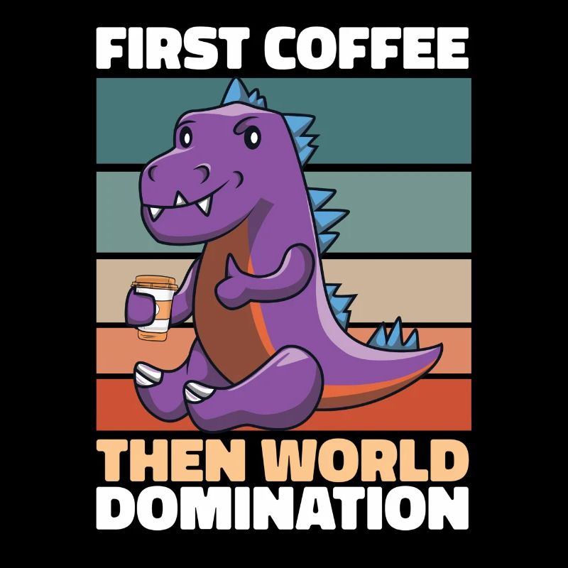 Dinosaurier Kaffee