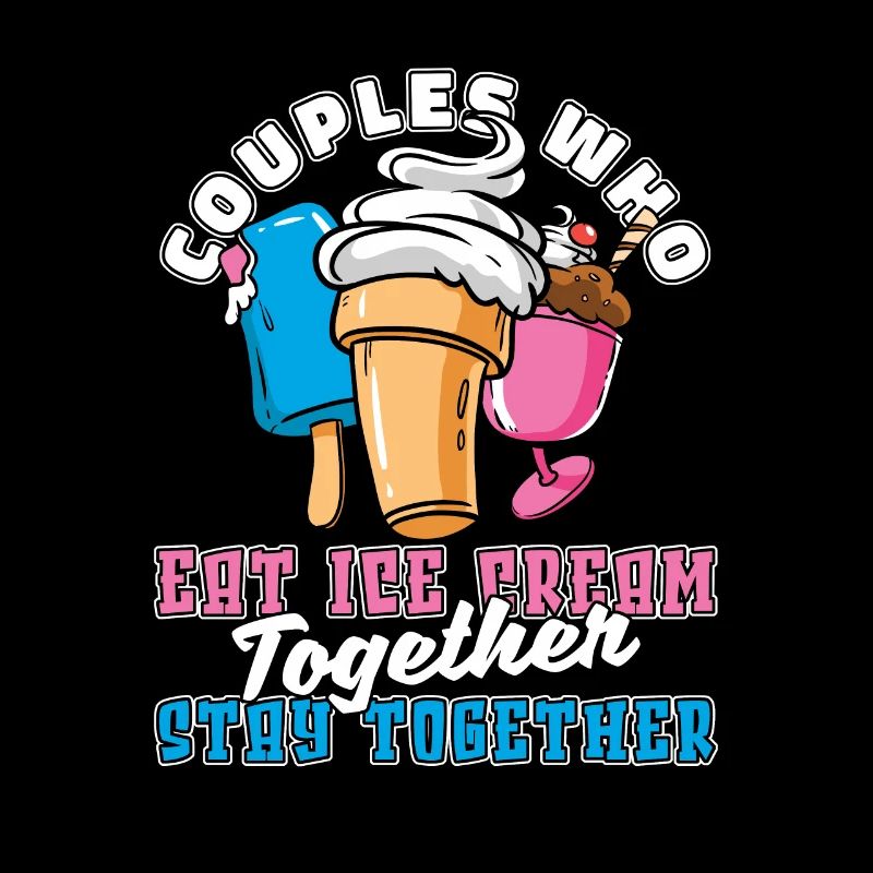 Paire de crème glacée