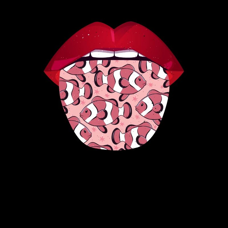 Clownfisch Lippen
