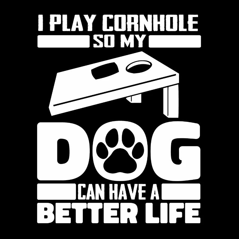 Cornhole Blind Hole Game Dog