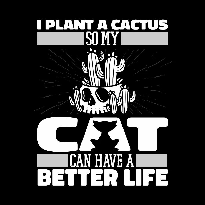 Cactus Garden Cat