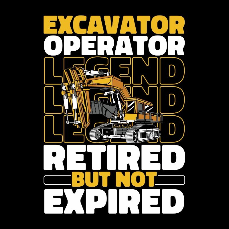 Retired excavator driver