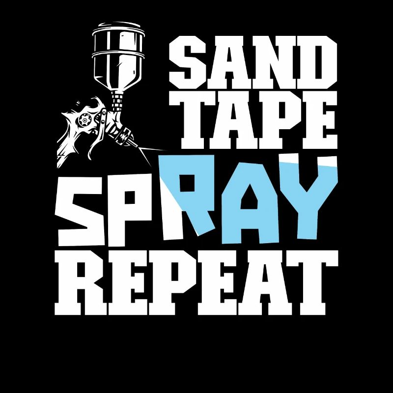 Painter varnisher spraying