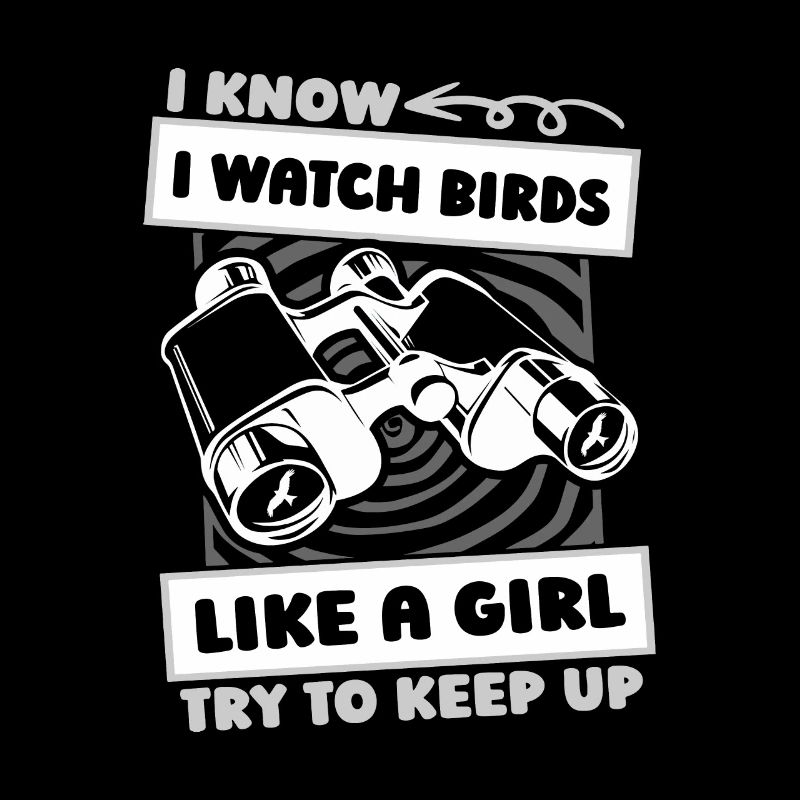 Vogelbeobachter Mädchen