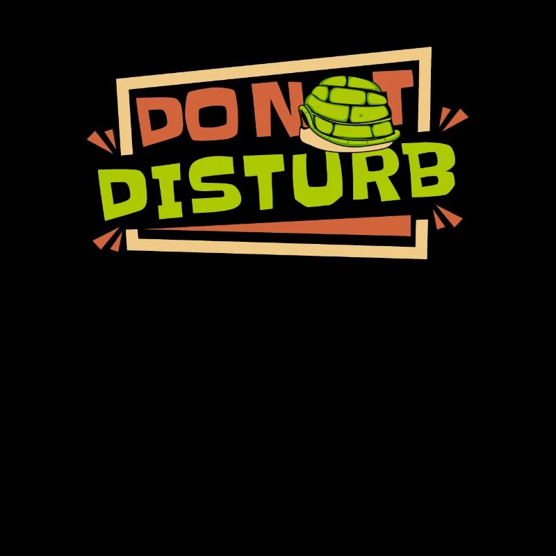 Don't Disturb Water Turtle Tortoise