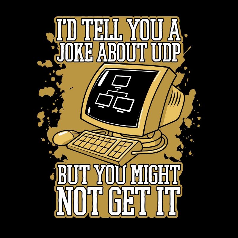 Je vous raconterais une blague sur UDP Developer Coder