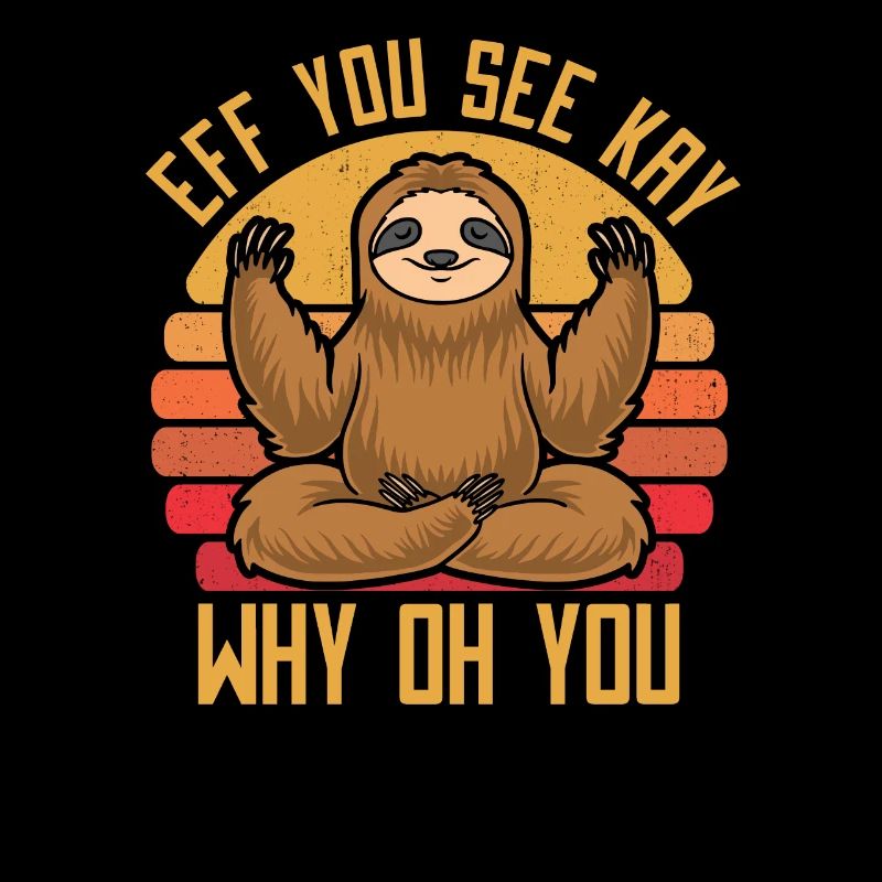 Sloth Funny Sloth Yoga