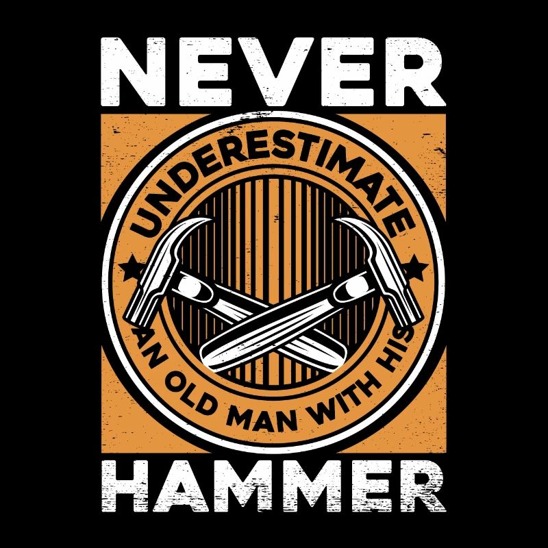 Never Underestimate Old Man With His Hammer