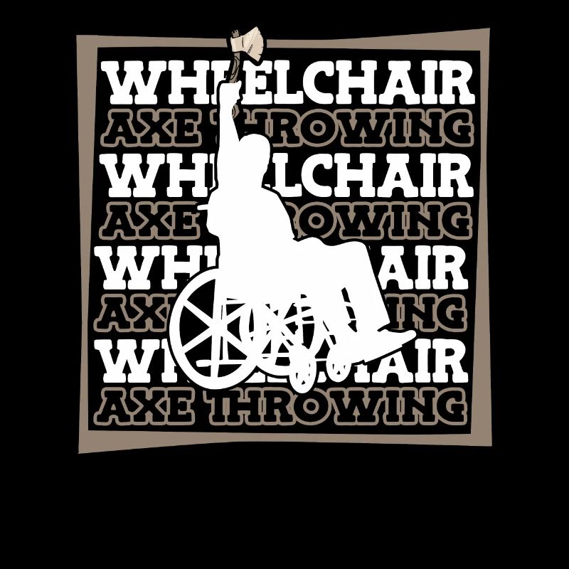 lancer de hache lanceur de hache fauteuil roulant