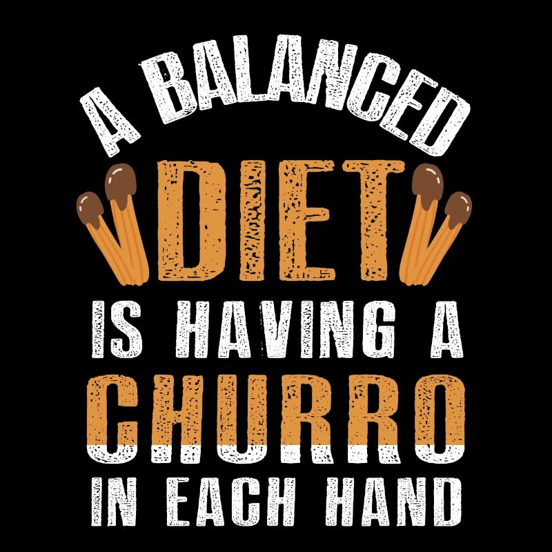 Une alimentation équilibrée est un churro