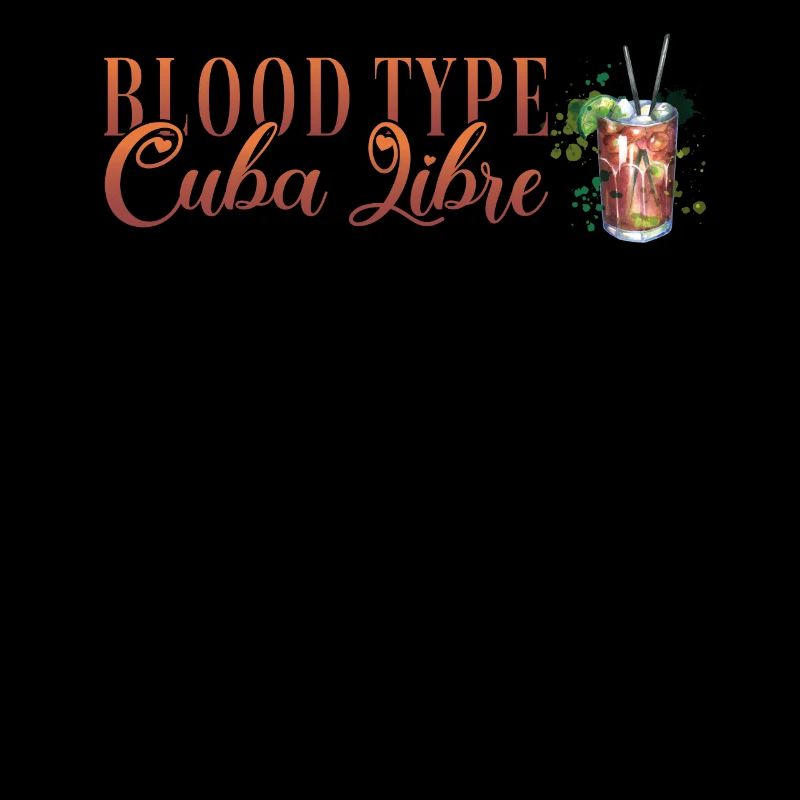 Blood Type Cuba Libre Cocktail Bartender