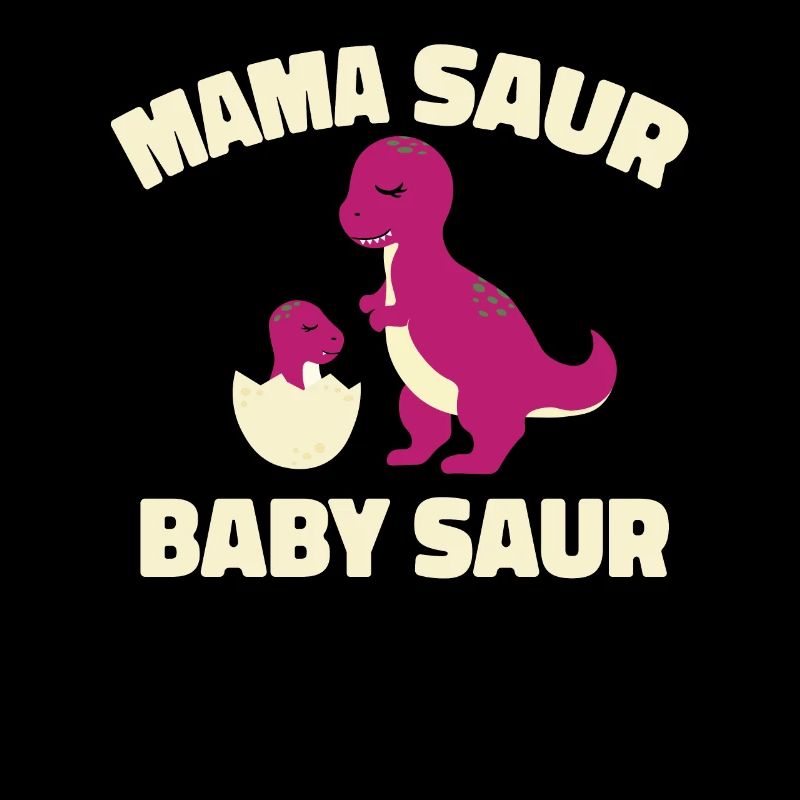 Mom Mutter Dino Mama Saur Baby Saur