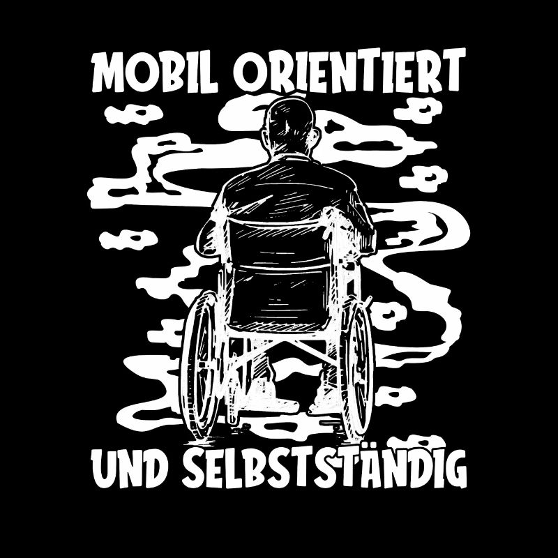 Rollstuhl Rollstuhlfahrer Komisch