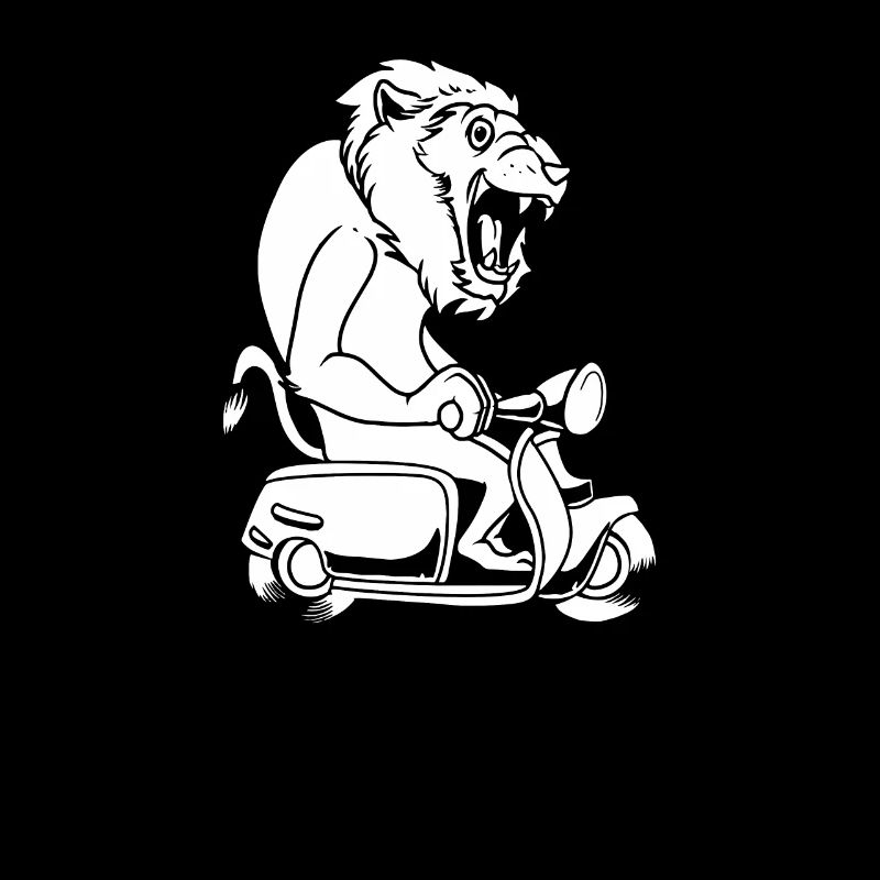 Motorroller Löwe