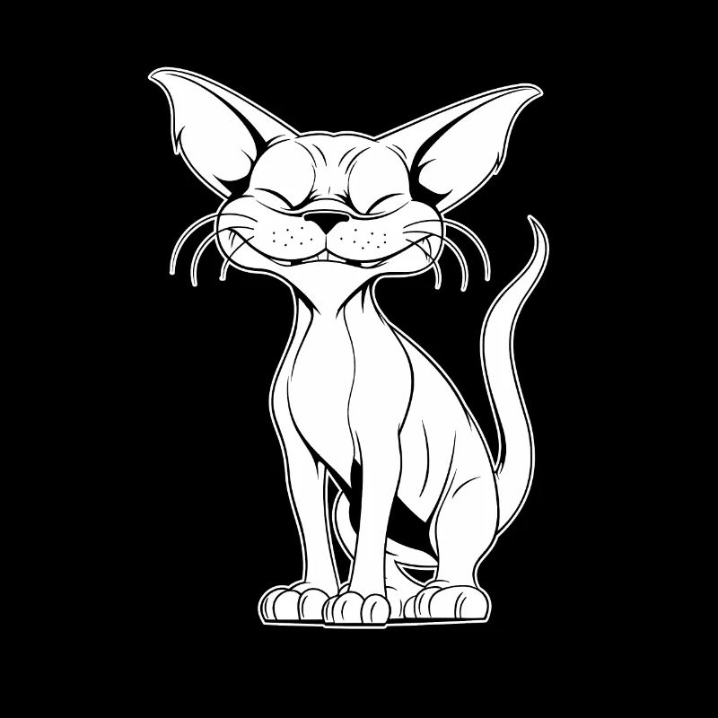 Sphynx Cat Smile