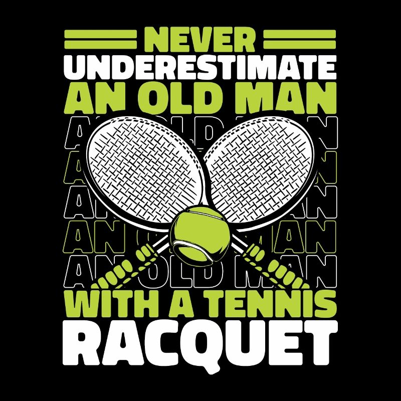 Never Underestimate An Old Man With Tennis