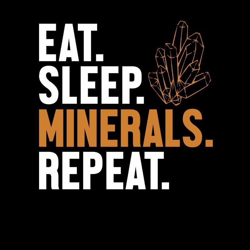 Manger des minéraux de sommeil Répéter le minéral du géologue