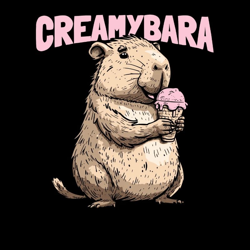 Ice Cream Capybara Creamybara