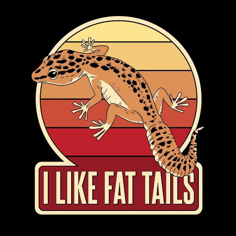 I Like Fat Tails Crested Lizard Gekkota Leopard
