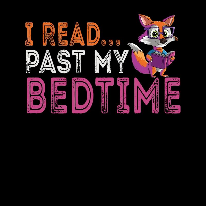 I read after bedtime Lesefuchs