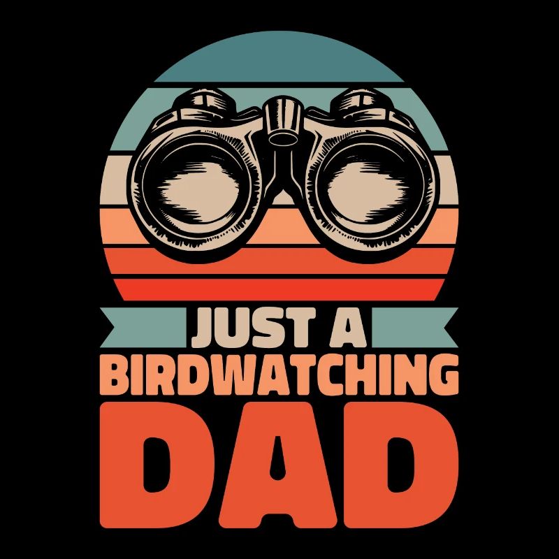Birdwatcher Juste un papa ornithologue