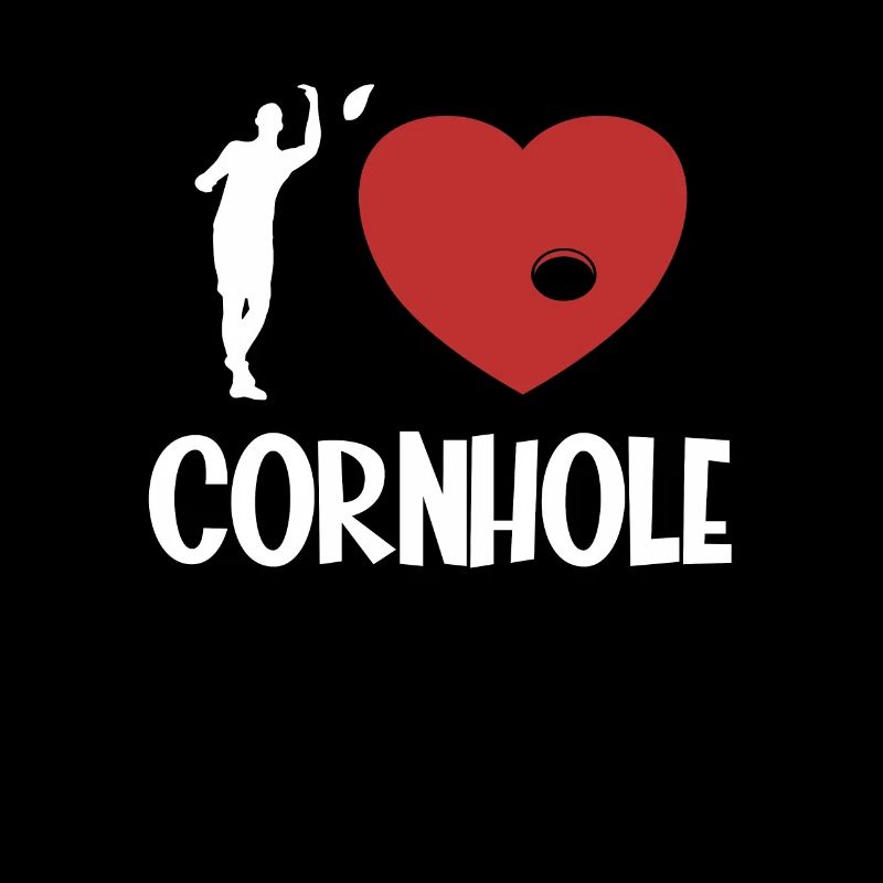 Ich liebe Cornhole Game Boards Sitzsack Professional