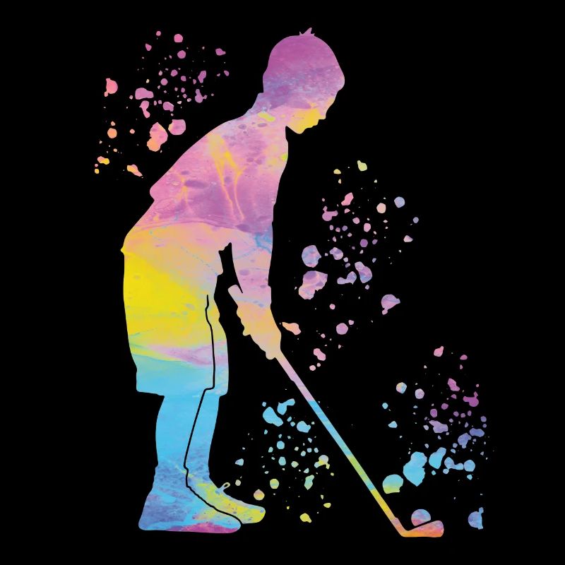 Golfer Colorsplash Kinder Miniaturgolf