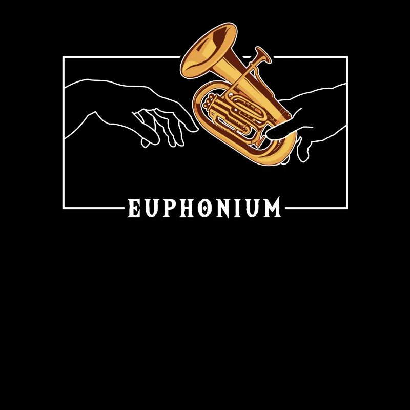 Michelangelo Schöpfung von Adam Euphonium Euphonist