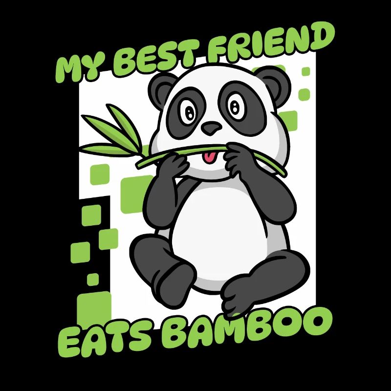 My Best Friend Eats Bamboo Panda Bear Friend