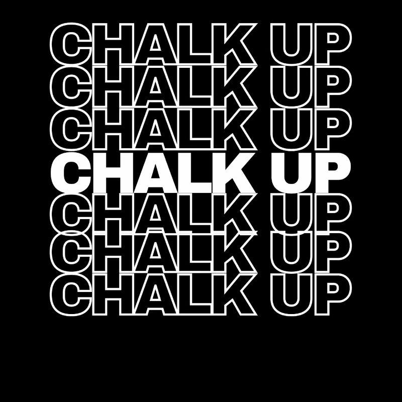 Boulderer Chalk Up Bouldern