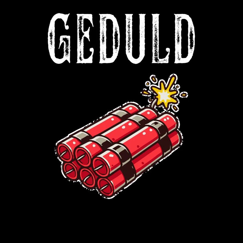 Geduld am Limit mit Dynamit Humor