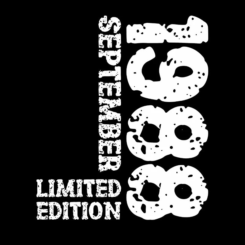 1988 Septembre Édition Limitée 35th Birthday Deco