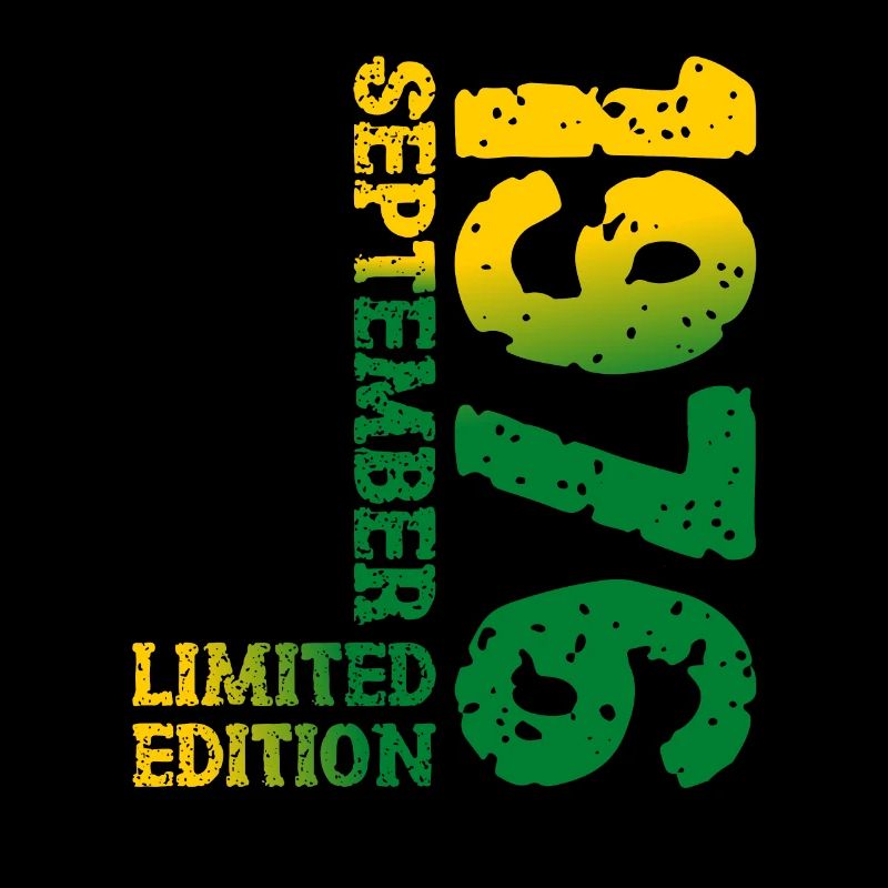 1976 September Limited Edition 47. Geburtstag Deko