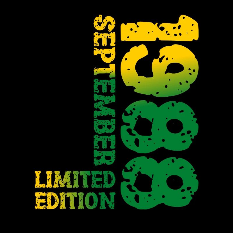 1988 Septembre Édition Limitée 35th Birthday Deco