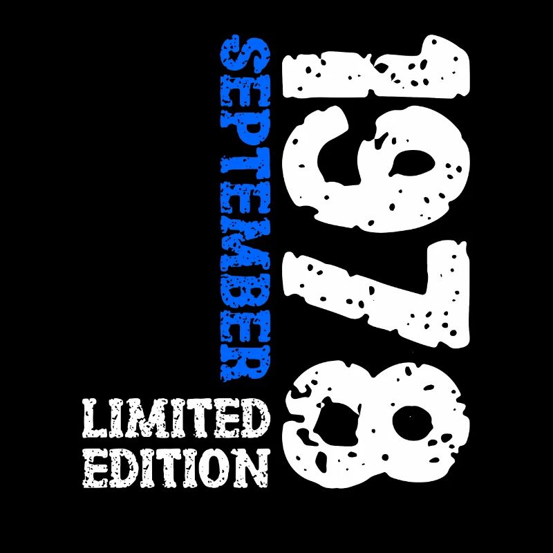 1978 Septembre Édition Limitée 45th Birthday Deco