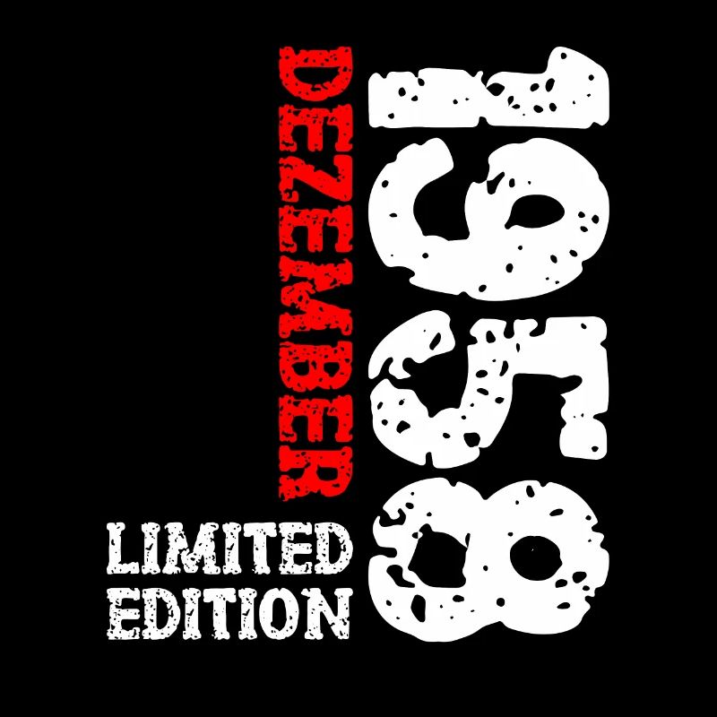 1958 Dezember Limited Edition 65. Geburtstag Deko