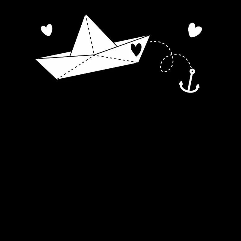 Papierboot Anker Papierschiff
