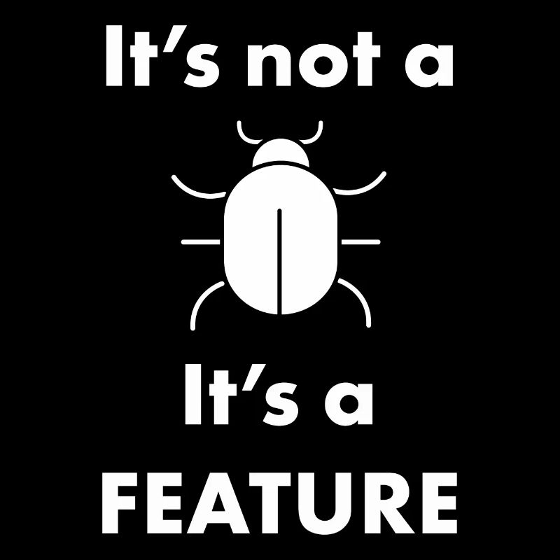 Ce n’est pas un bug, c’est une fonctionnalité amusante