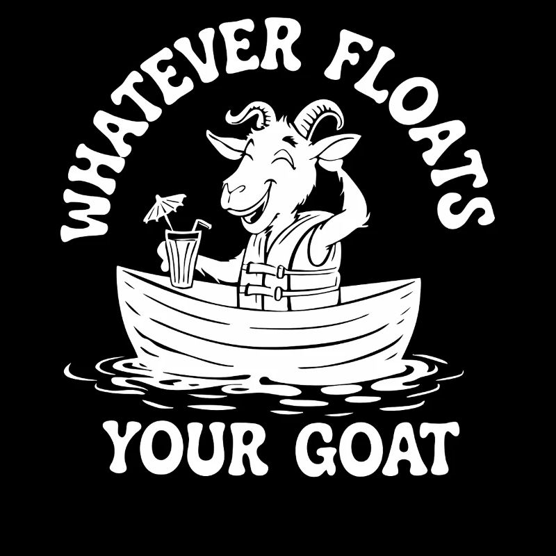 Whatever Goat Lustiges Schwebendes Ziegendesign