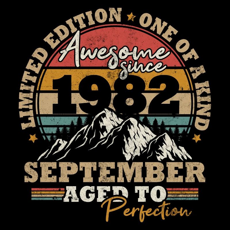 September 1982 Vintage Retro Geburtstagsgeschenk