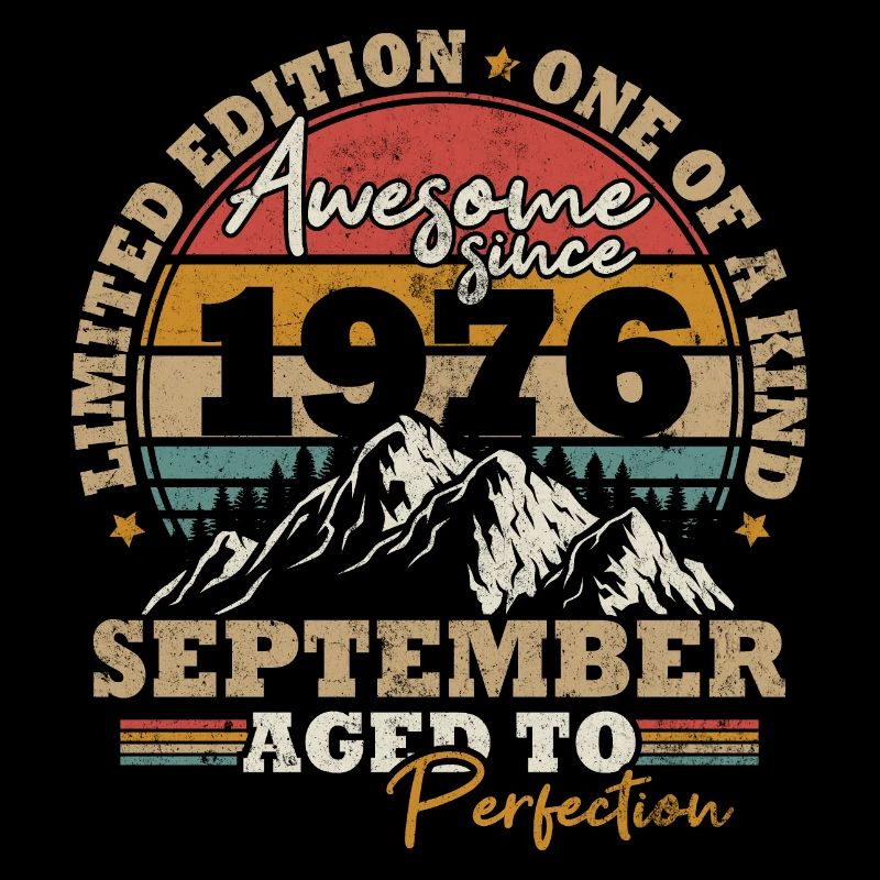 September 1976 Vintage Retro Geburtstagsgeschenk