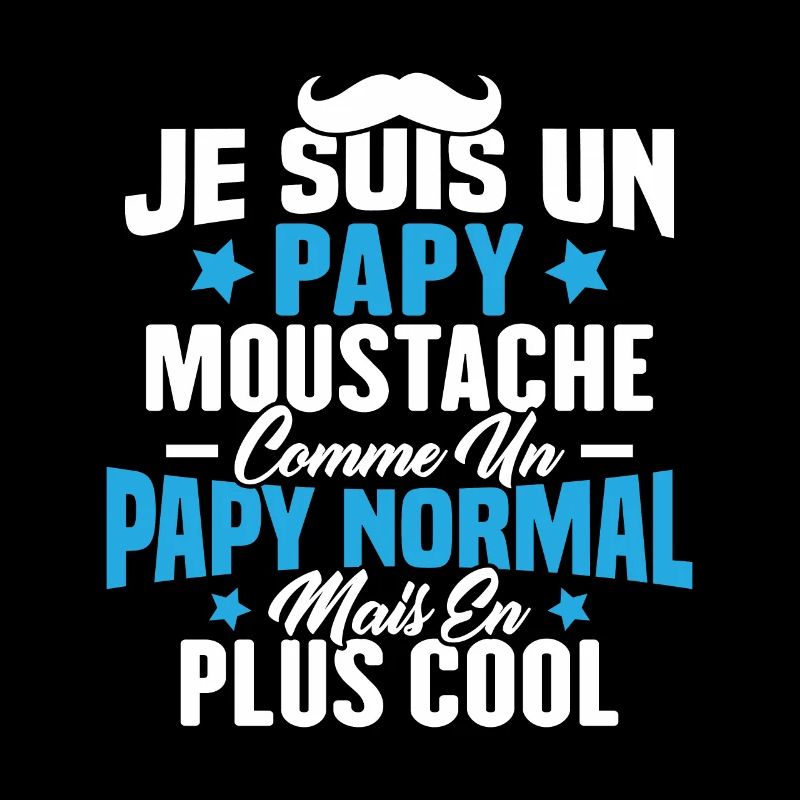 Un papy moustache comme un papy normal